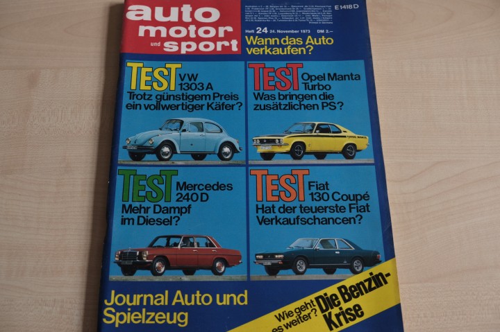 Deckblatt Auto Motor und Sport (24/1973)